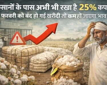 27 February ko band ho gai kapas ki kharidi to kam ho jayga bhav