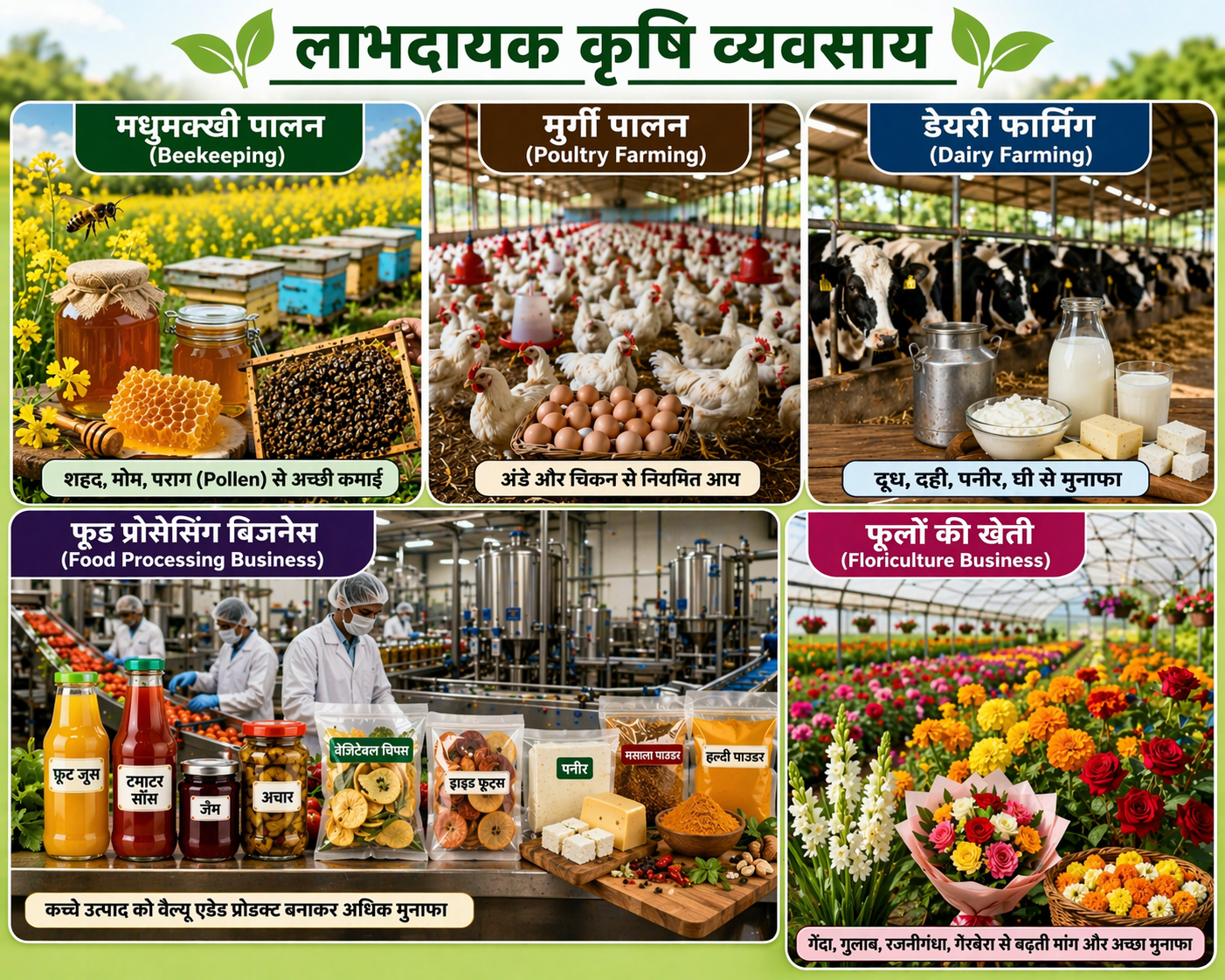 टॉप 10 एग्रीकल्चर बिजनेस आईडिया Top 10 Agriculture Idea