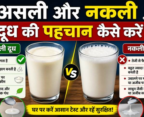 Asali Or Nakli Doodh Kese Pehchane