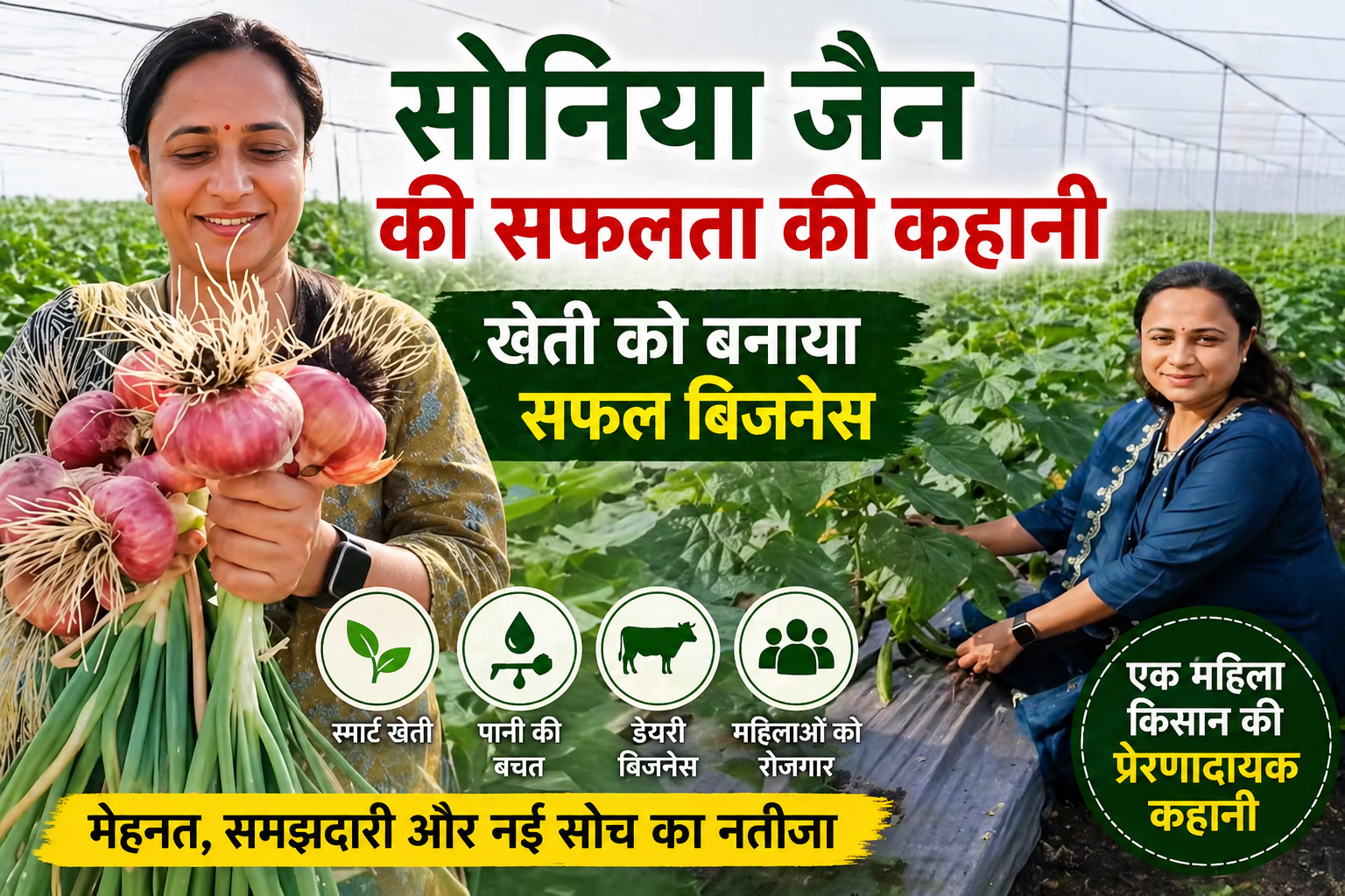 सोनिया जैन: स्मार्ट खेती, डेयरी और स्टार्टअप से बनीं करोड़पति किसान Soniya Jain Farmer Success Story