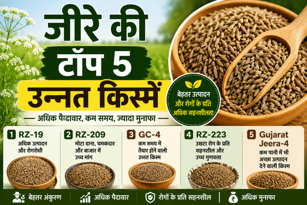 Jeera Ki Top 5 Variety