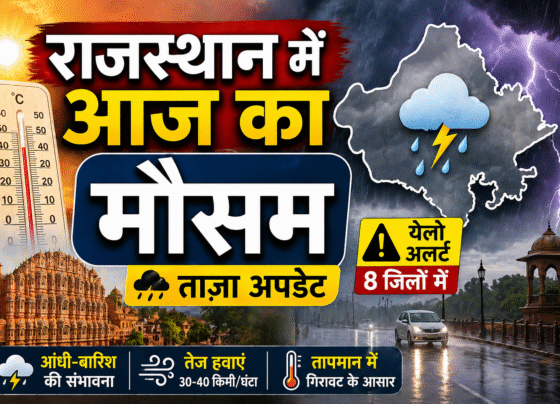 Rajasthan Me Aaj ka Mousam