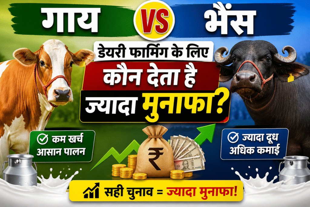 Cow VS Buffalo In Dairy Farming