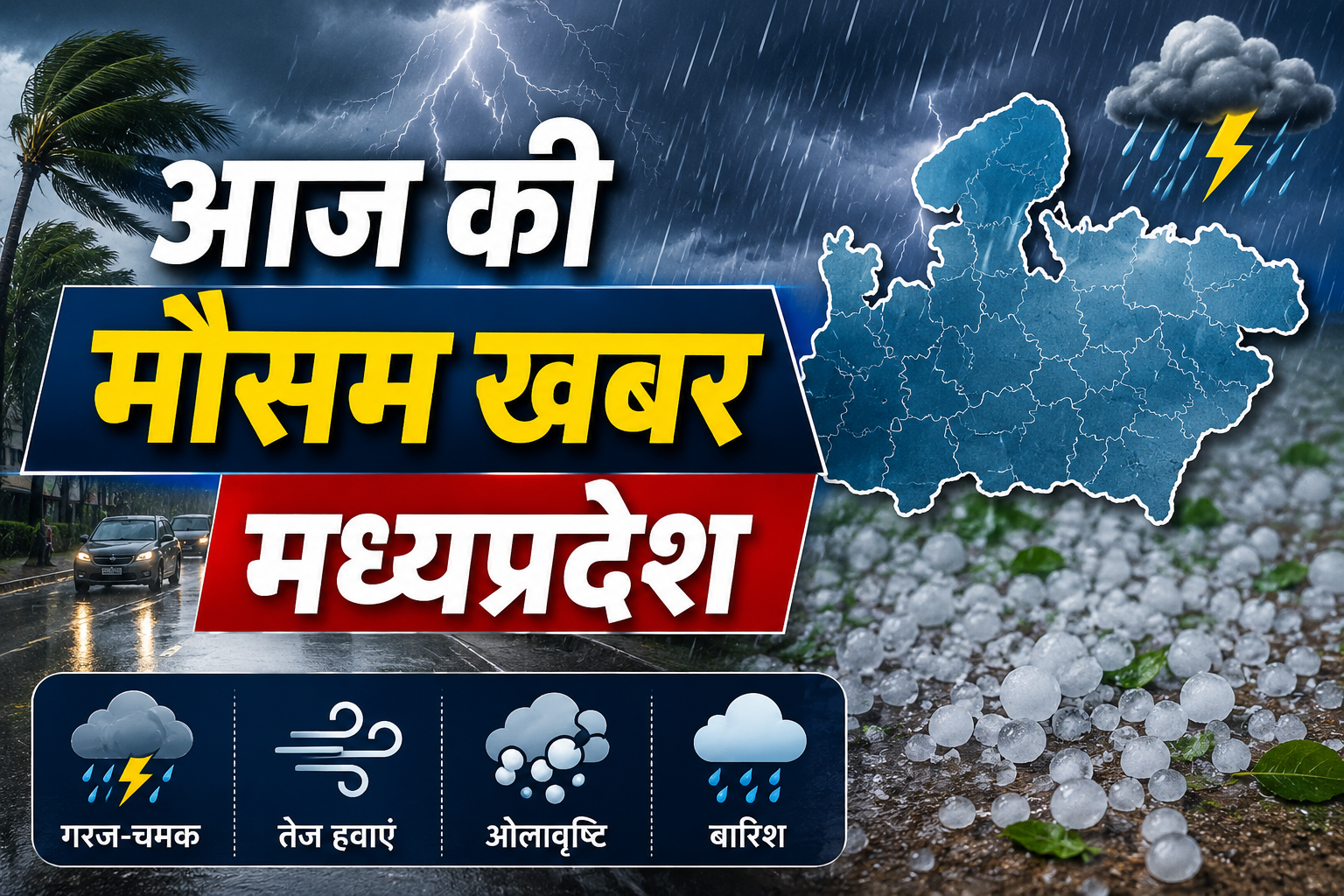 आज की मौसम खबर मध्यप्रदेश Weather Update Today Madhyapradesh