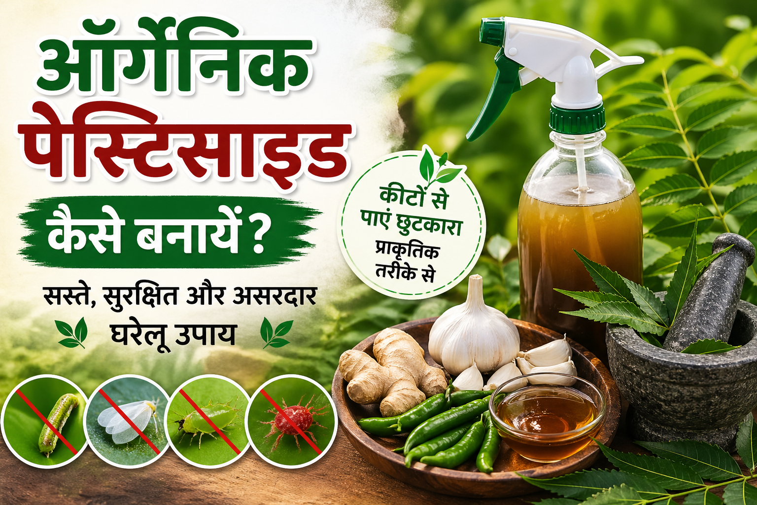 आर्गेनिक पेस्टिसाइड कैसे बनाये Organic Pesticide Kaise Bnaye
