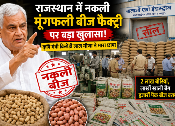 Kirodi Lal Raids Fake Peanut Seed Factory Chomu