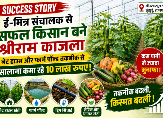 Shriram Kajla Farmer Success Story Net House Farming