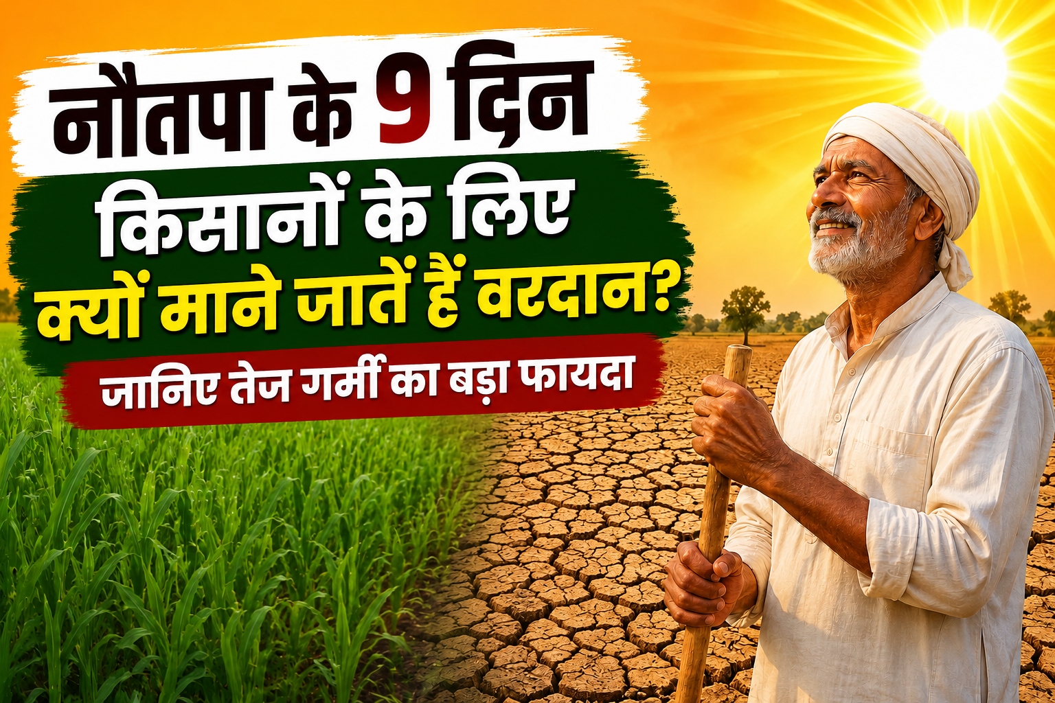 नौतपा के 9 दिन किसानों के लिए क्यों माने जाते हैं वरदान? जानिए तेज गर्मी का बड़ा फायदा Why Nautapa Heatwave Is Important For Farmers