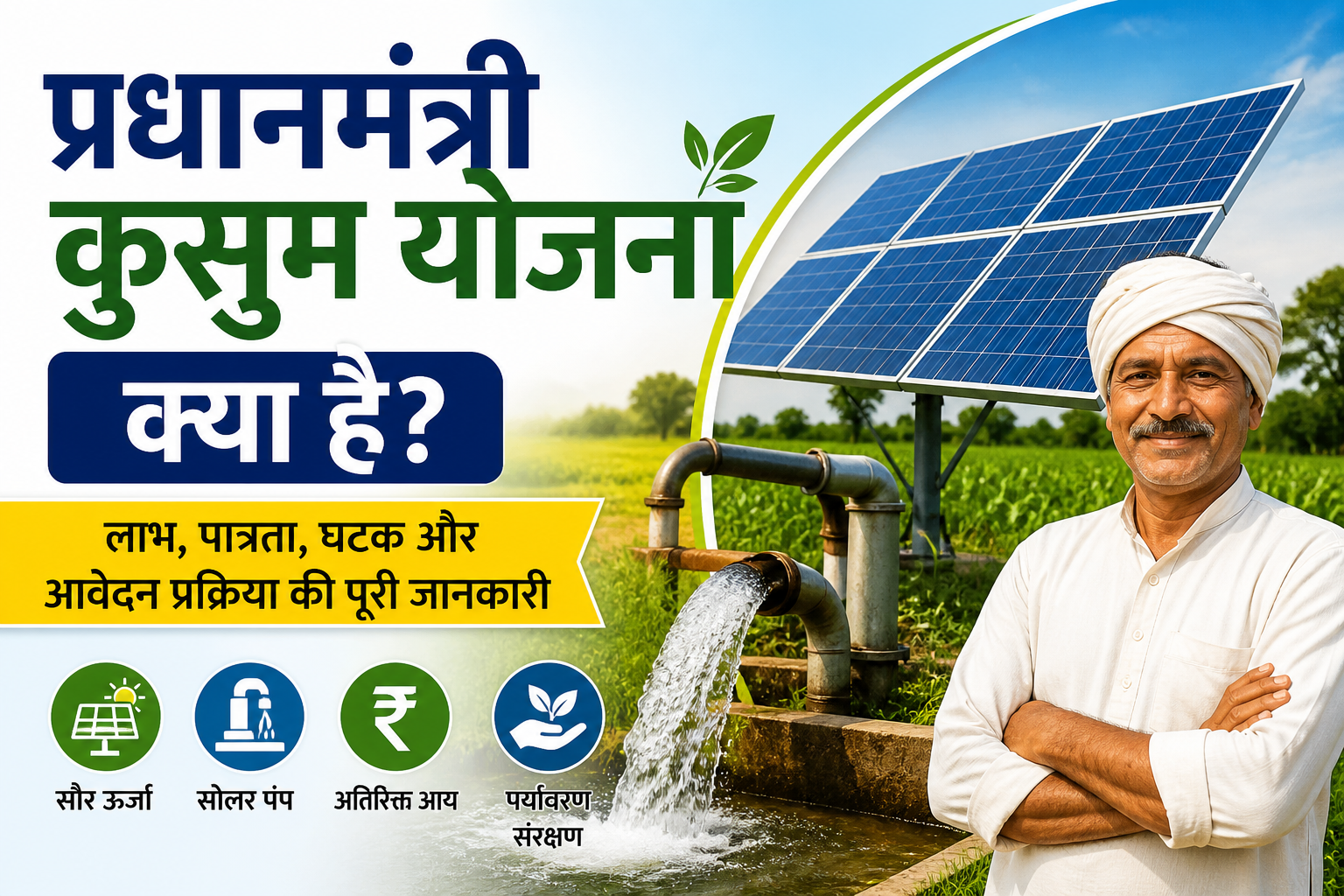 प्रधानमंत्री कुसुम योजना क्या है Pradhanmantri Kusum Yojana Kya Hai