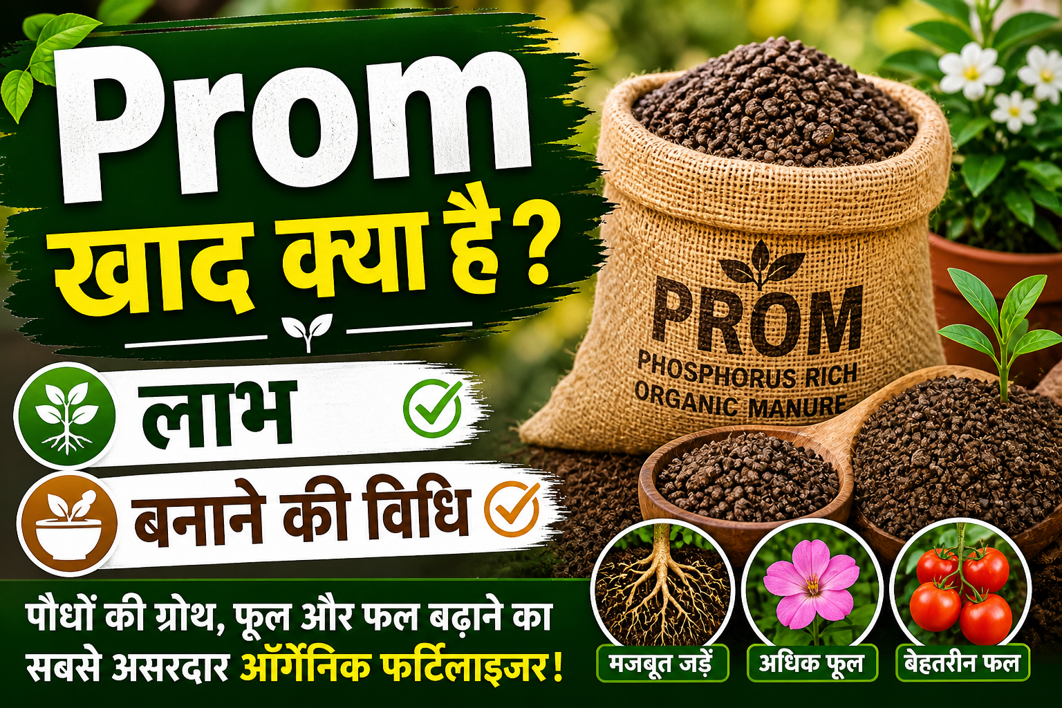 Prom खाद क्या है ? लाभ बनाने की विधि Prom khad Banane Ki vidhi