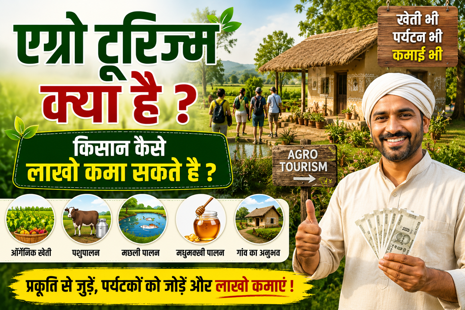 एग्रो टूरिज्म क्या है ? किसान कैसे लाखो कमा सकते है Agro Tourism Kya Hai