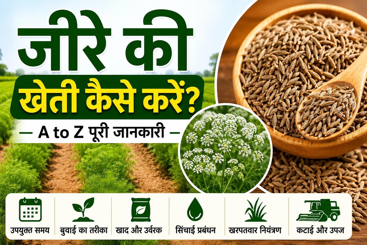 जीरे की खेती कैसे करे ? बेस्ट किस्मे , लागत , मुनाफा पूरी जानकारी Jeere Ki Kheti Kaise Kare
