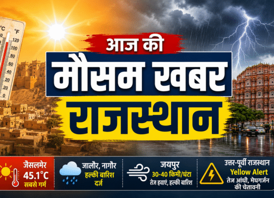 Weather Update Today Rajasthan