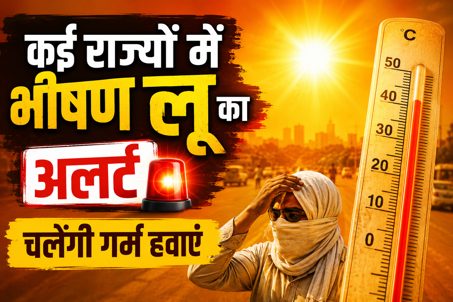 घर से निकलने से पहले पढ़ लें ये खबर.. कई राज्यों में भीषण लू का अलर्ट.. चलेंगी गर्म हवाएं Weather Update Today