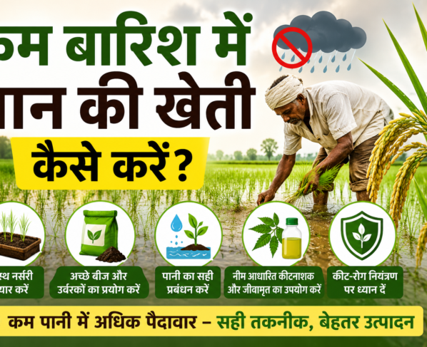 Kam Barish Me Dhan Ki Kheti Kaise Kare