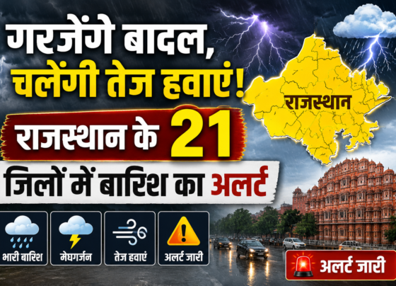 Rajasthan Weather Updter Today