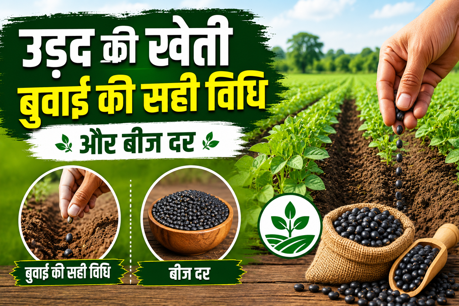 Black Gram Cultivation:बुवाई की सही विधि और बीज दर