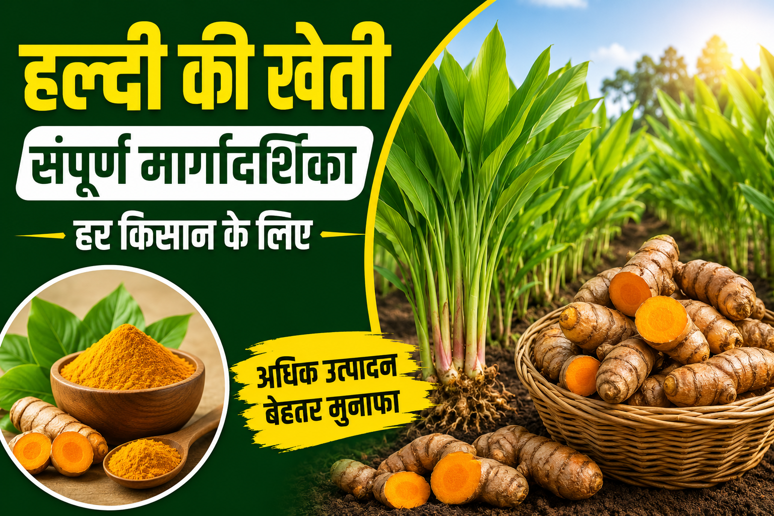 Haldi Ki Kheti Kaise Kare: कम लागत में अधिक मुनाफा देने वाली फसल की संपूर्ण जानकारी