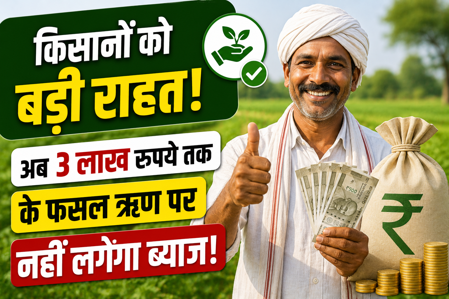 किसानों को बड़ी राहत! अब 3 लाख रुपये तक के फसल ऋण पर नहीं लगेगा ब्याज, जानें योजना के नए बदलाव MP Crop Loan Scheme 2026