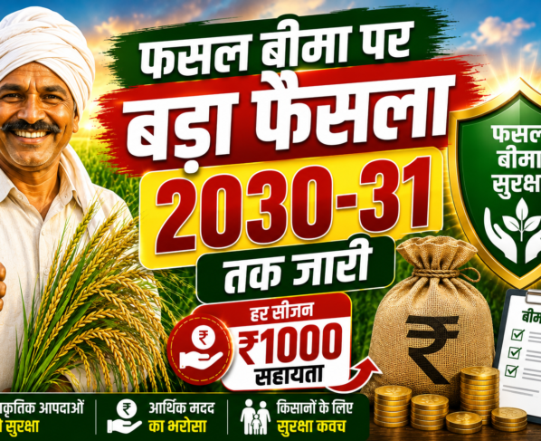 PM Fasal Bima Yojana Extended Till 2030-31