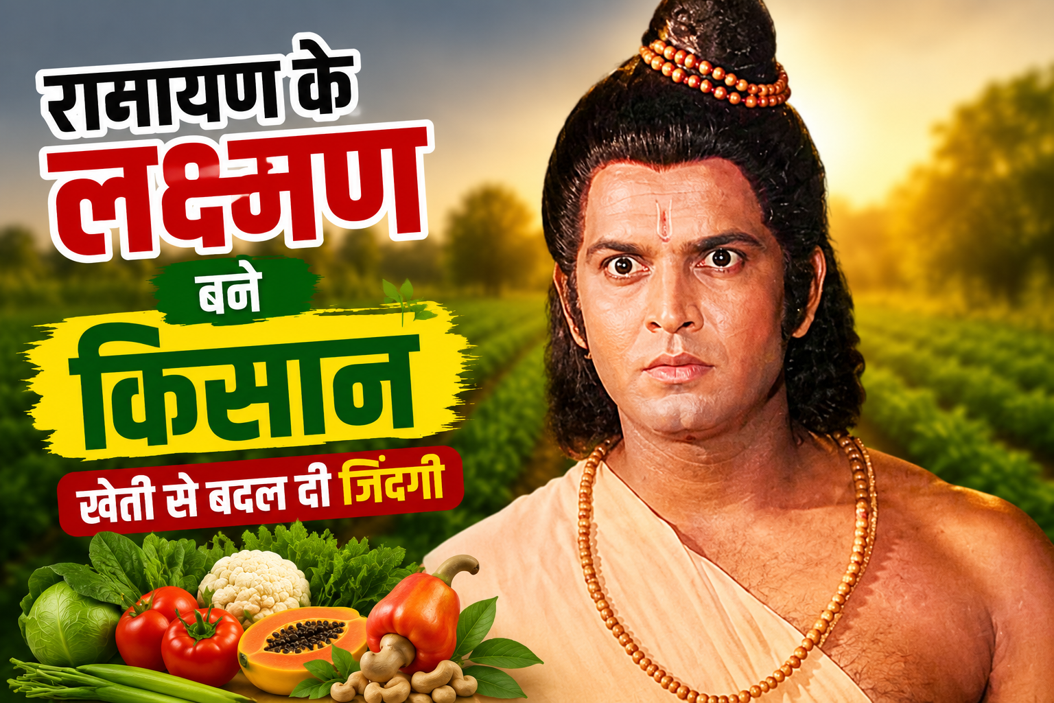रामायण के लक्ष्मण बने ऑर्गेनिक किसान, सुनील लहरी अब खेतों में उगा रहे काजू, पपीता और सब्जियां Ramayan Lakshman Sunil Lahri Organic Farming