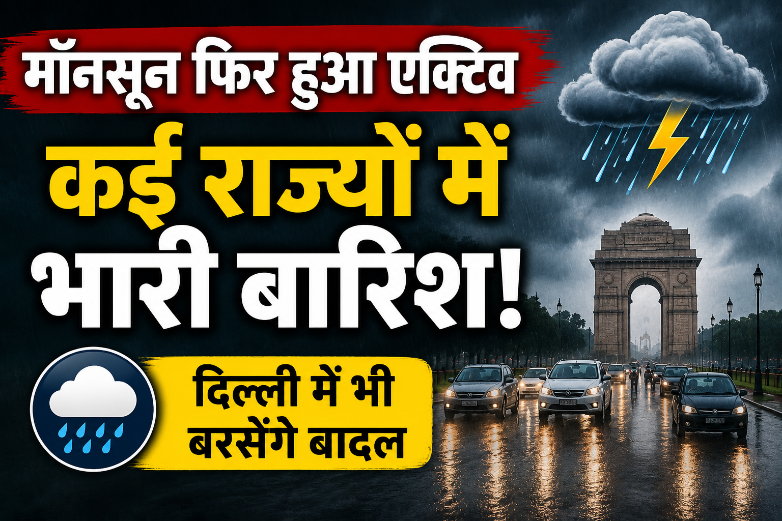 Monsoon Update Today: MP, Gujarat समेत कई राज्यों में भारी बारिश, IMD ने जारी किया बड़ा अलर्ट