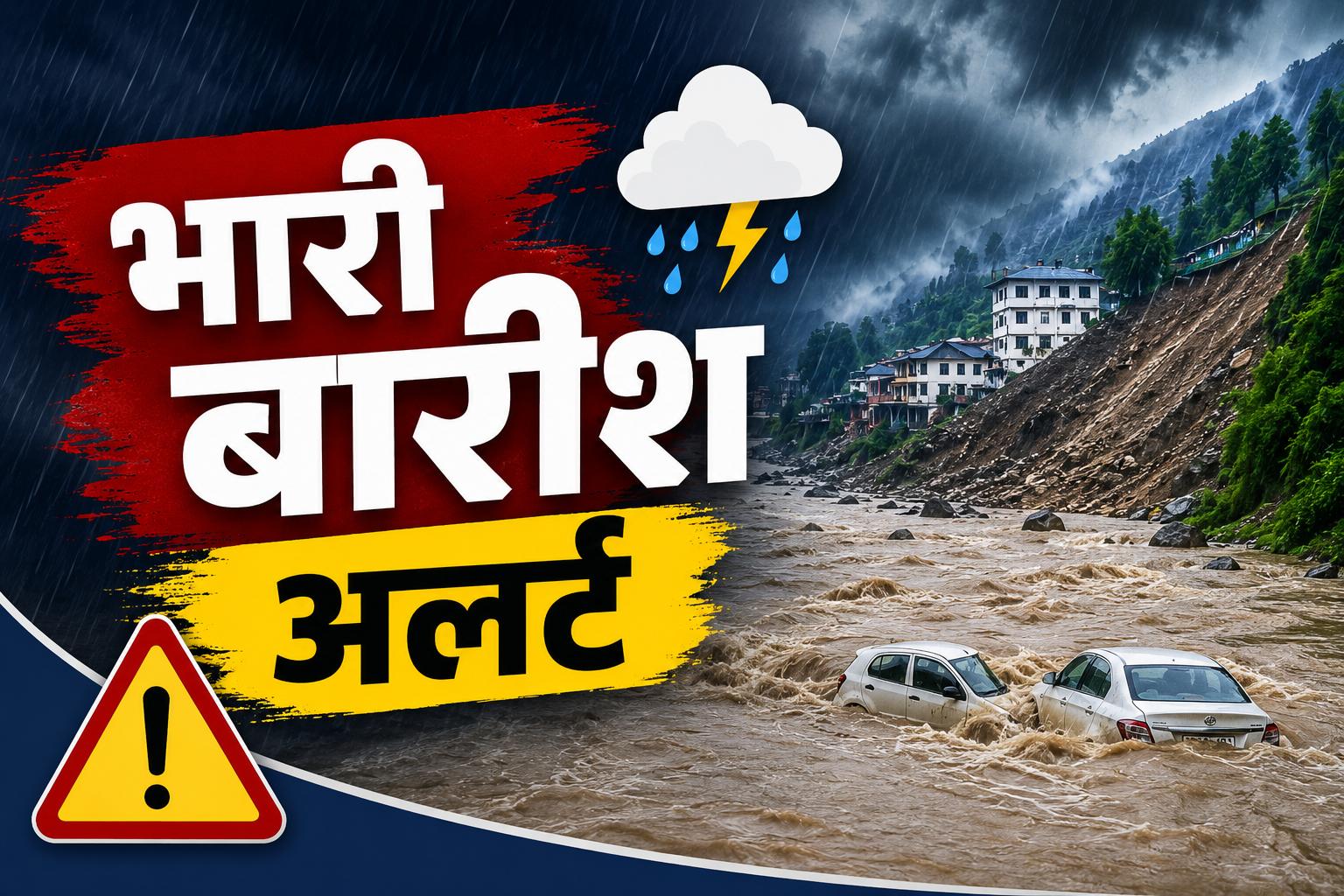 Heavy Rainfall Alert Today: उत्तर और पूर्वोत्तर भारत में भारी बारिश का कहर