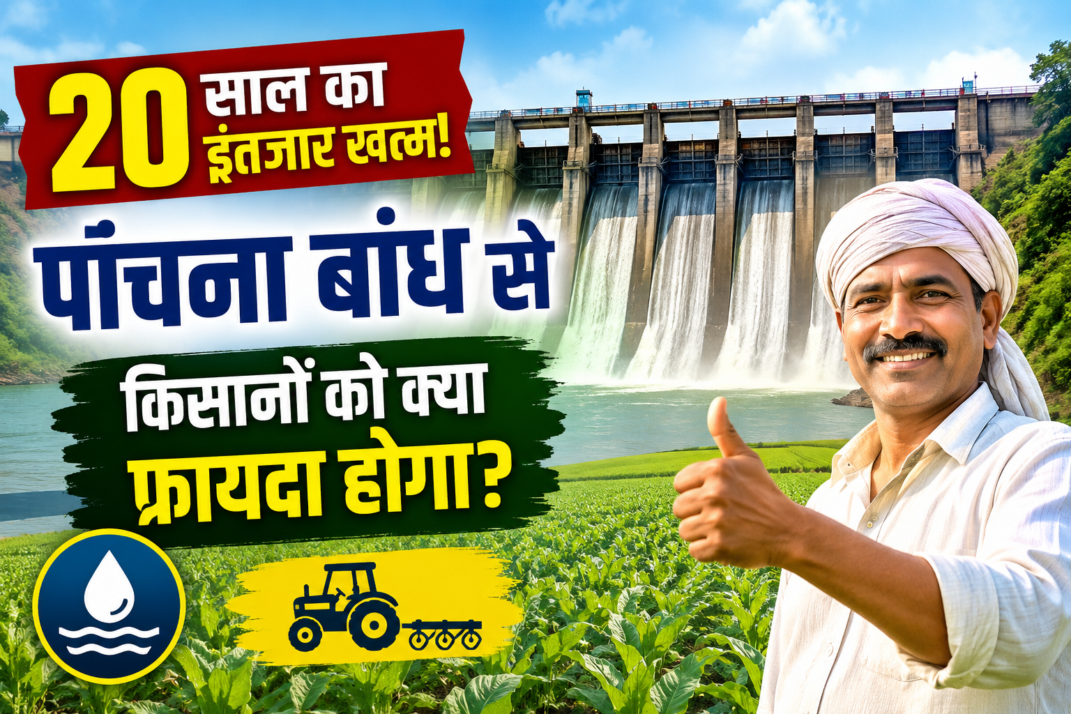 20 साल बाद किसानों को मिली सिंचाई की बड़ी सौगात Panchna Bandh Se Kisano Ko Kya Fayda Hoga?