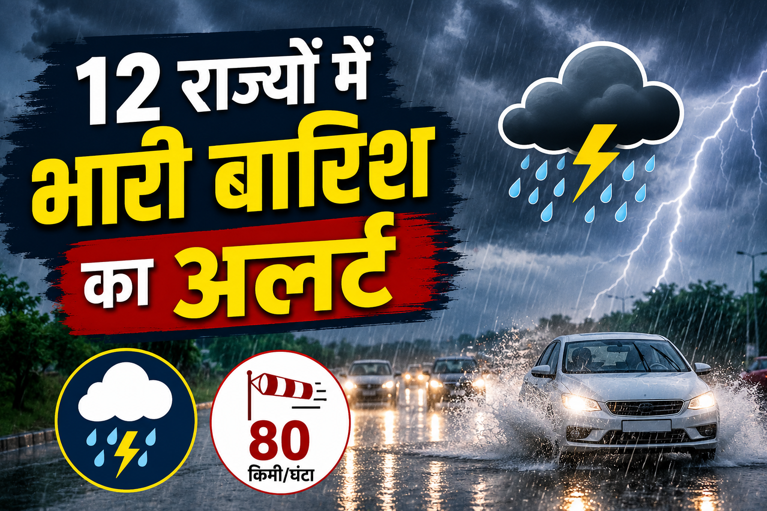 Weather Update Today: 12 राज्यों में भारी बारिश का अलर्ट, 20 जुलाई से फिर सक्रिय होगा मॉनसून