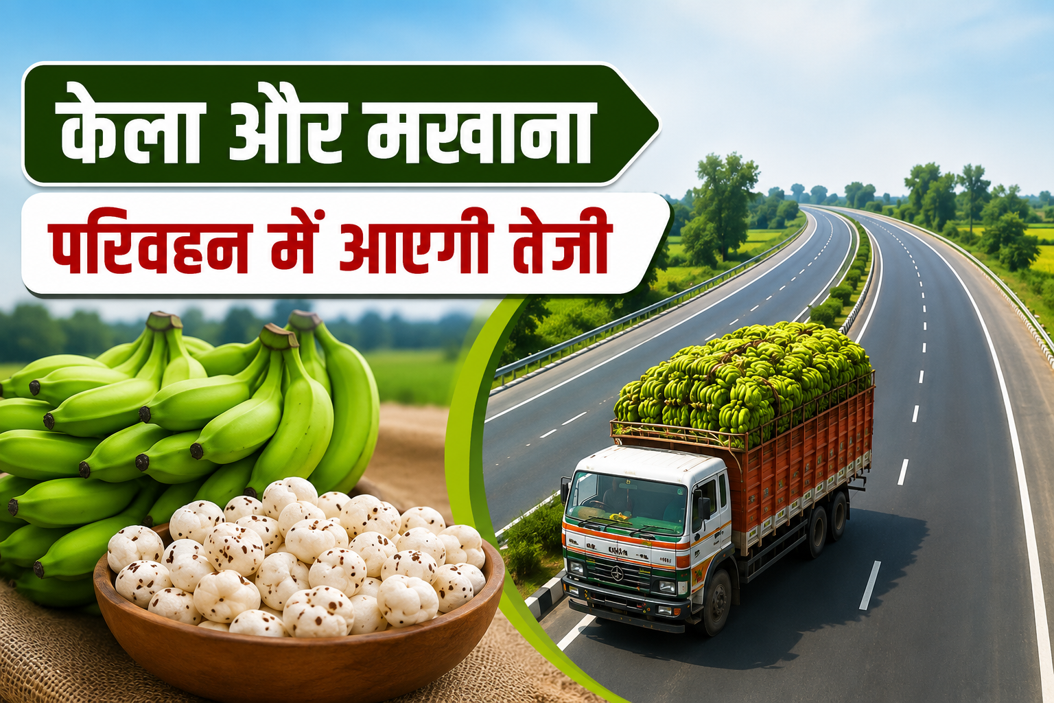 केला और मखाना के परिवहन में आएगी तेजी, जानिए Bihar Me Four Lane Highway Se Kisanon Ko Kya Fayda Hoga