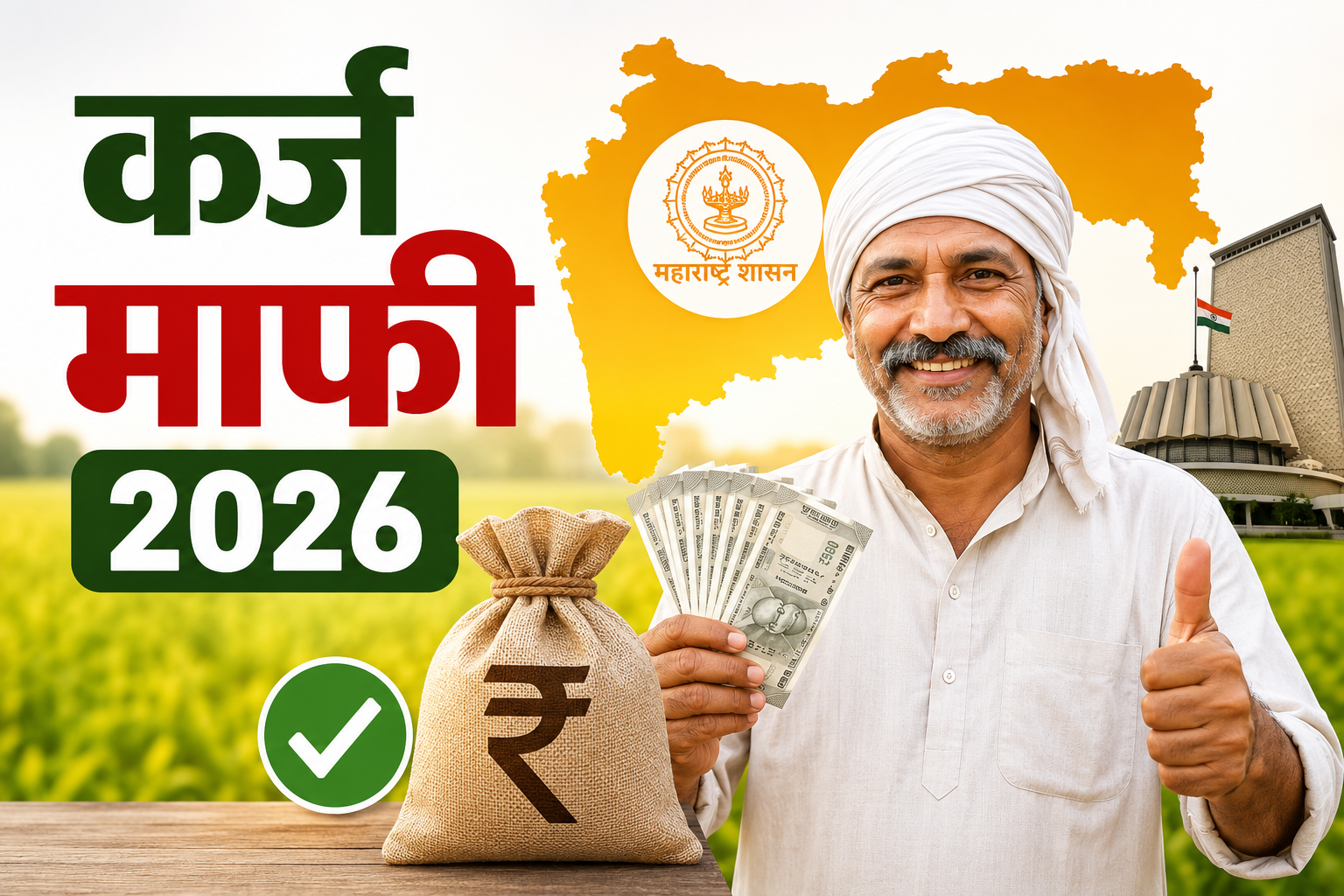 पहले इन किसानों का होगा 2 लाख रुपये तक का कर्ज माफ, कृषि मंत्री ने बैंकों को दी चेतावनी Maharashtra Kisan Karj Mafi Yojana 2026