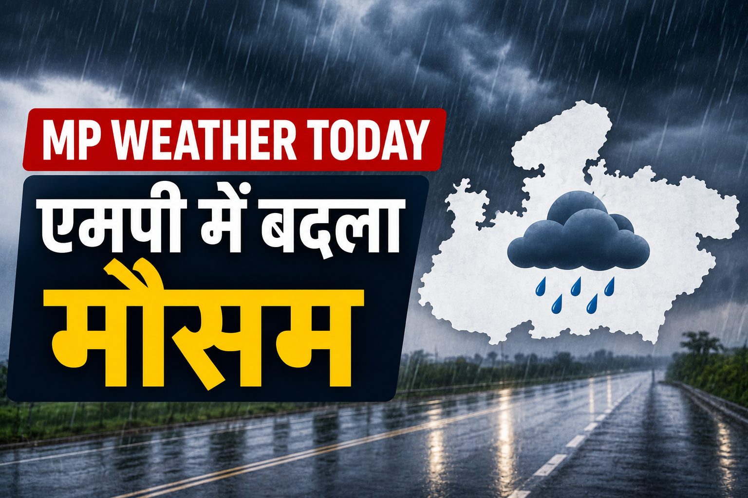 MP Weather Today: एमपी में फिर बदला मौसम, 5 जिलों में अति भारी बारिश का अलर्ट, 1 अगस्त तक जमकर बरसेंगे बादल