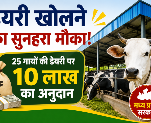 Madhya Pradesh Dairy Yojana 2026 Me 10 Lakh Anudan Kaise Milega