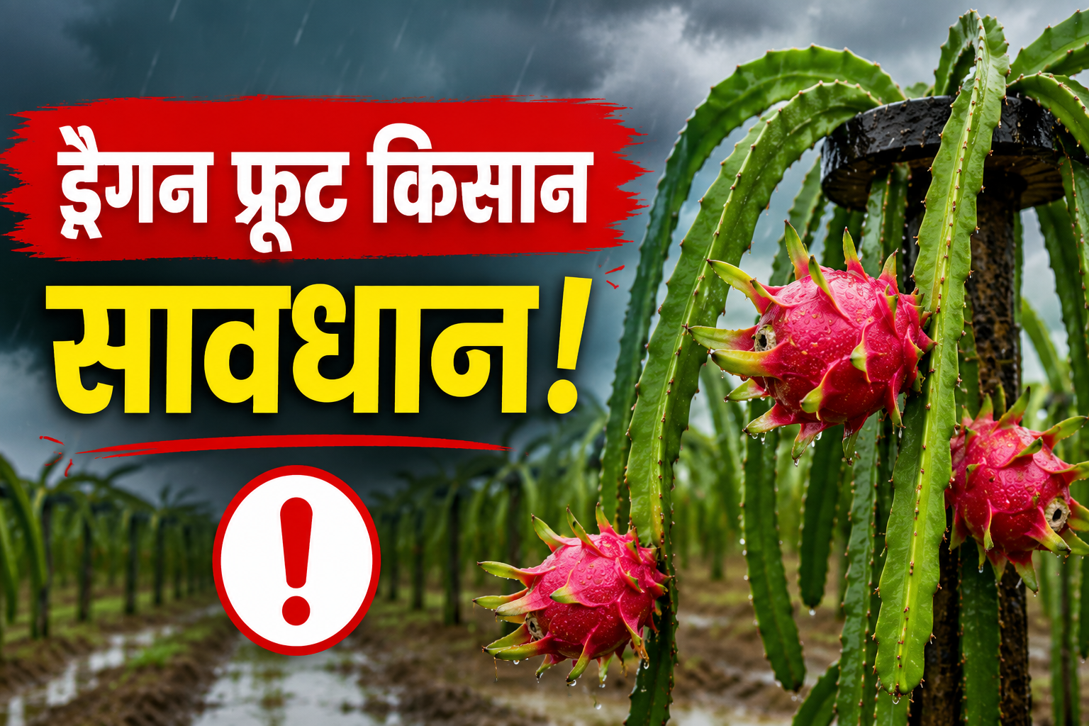 ड्रैगन फ्रूट किसान सावधान! जुलाई-अगस्त की एक गलती कर सकती है भारी नुकसान, ऐसे बचाएं फसल Dragon Fruit Ki Kheti Mein Fungus Se Bachav