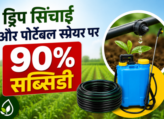 Drip Sinchai Aur Portable Sprayer Par 90 Percent Subsidy Kaise Milegi