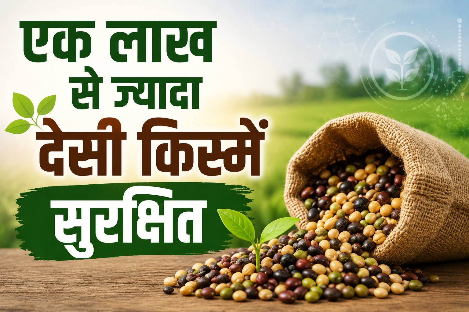 सरकार बचा रही पारंपरिक बीजों की विरासत, किसानों को मिलेगा बड़ा फायदा Ek Lakh Se Jyada Desi Kismen Surakshit
