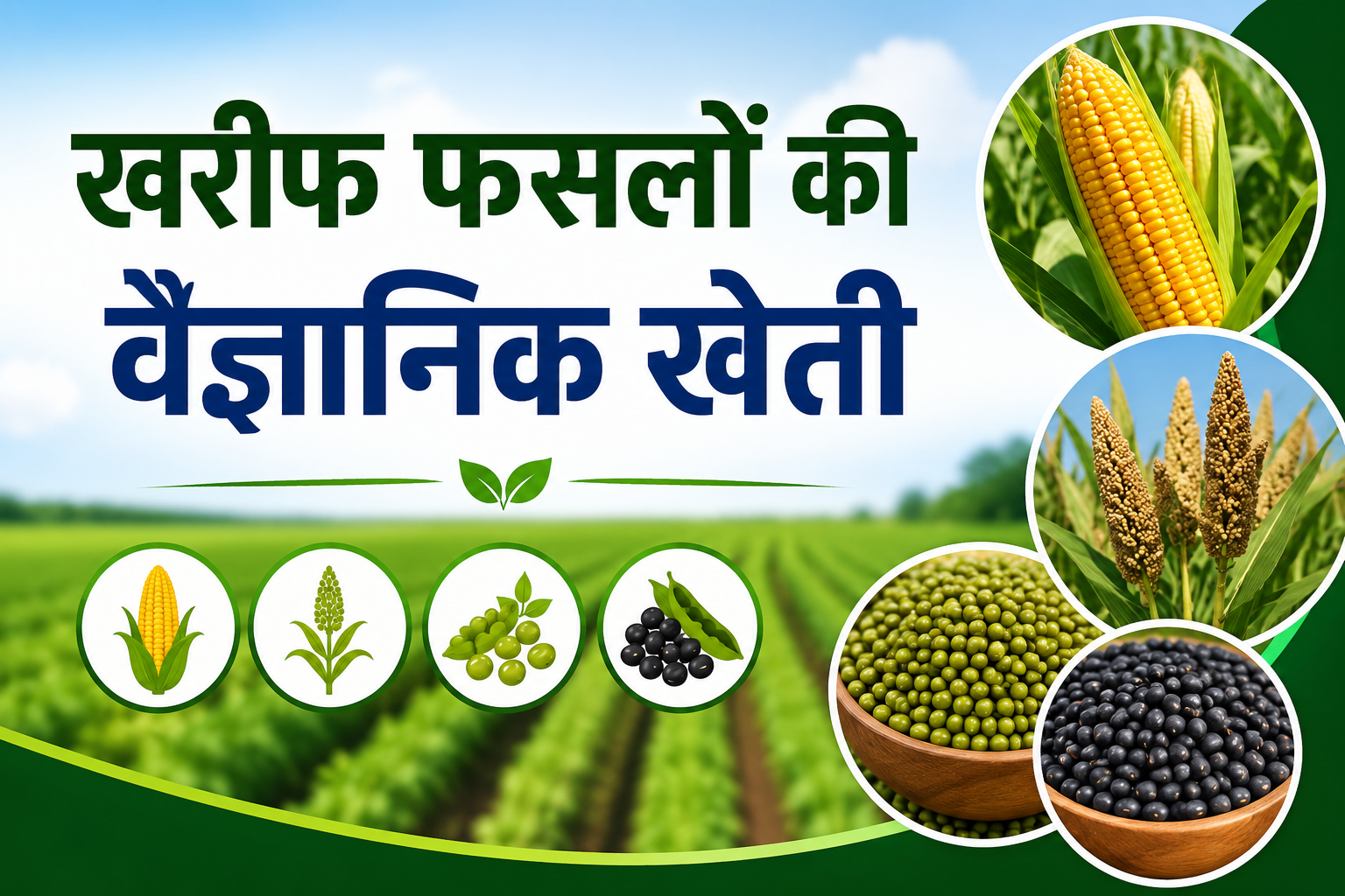 मक्का, बाजरा, मूंग और उड़द की वैज्ञानिक खेती से बढ़ाएं उत्पादन Kharif Fasalo Ki Vaigyanik Kheti