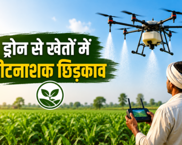 Drone Se Kheton Me Keetnashak Chhidkaav Ki Vidhi
