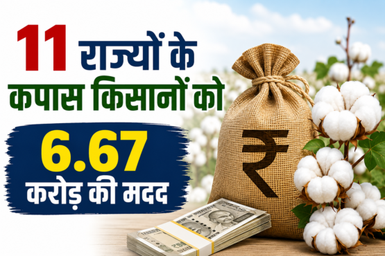 11 Rajyon Ke Kapas Kisanon Ko 6.67 Crore Ki Madad