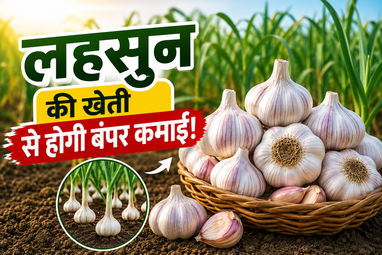 Garlic Farming: लहसुन की खेती से होगी बंपर कमाई! जानें पूरी प्रक्रिया