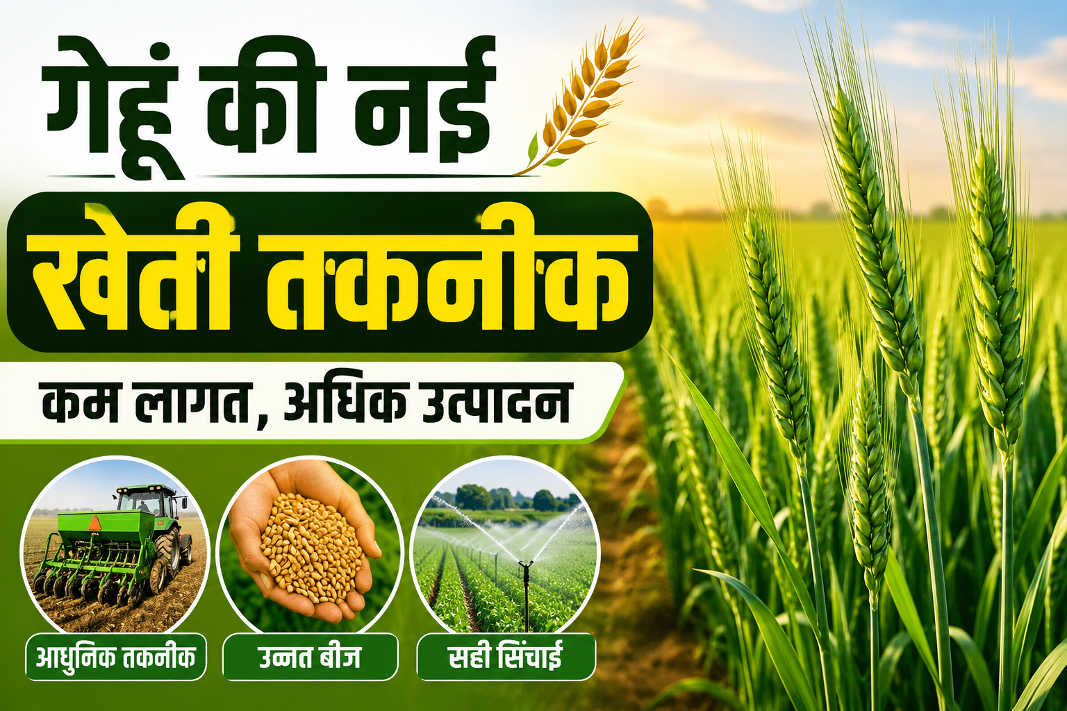 Wheat Farming Guide: गेहूं की नई खेती तकनीक
