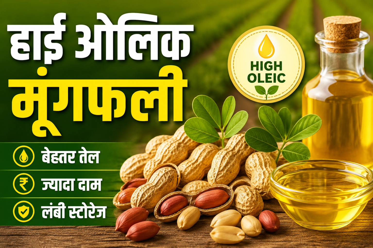 ICAR Groundnut Variety: विकसित की हाई ओलिक मूंगफली, किसानों को मिलेगा बेहतर तेल और ज्यादा दाम