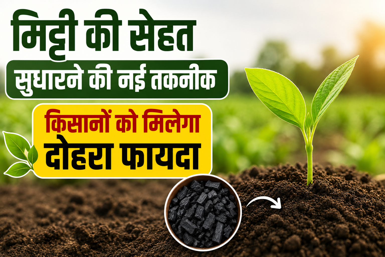 Carbon Farming: मिट्टी की सेहत सुधारने की नई तकनीक, किसानों को मिलेगा दोहरा फायदा