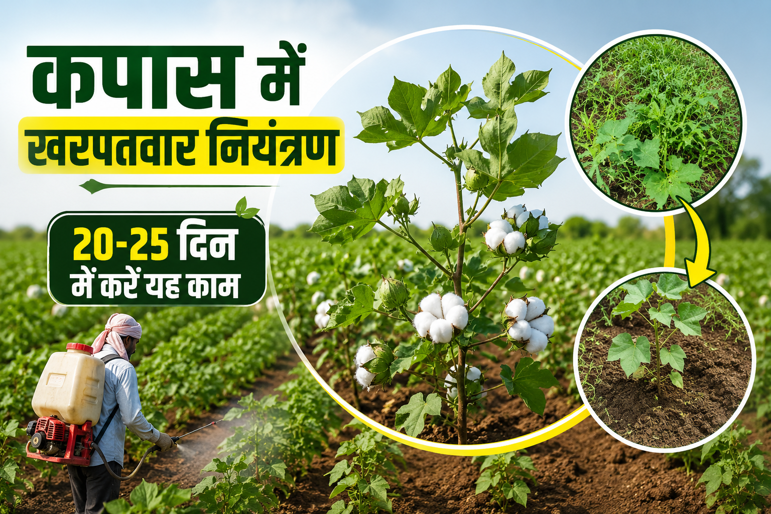 Cotton Farming India: कपास में खरपतवार नियंत्रण कैसे करें? 20-25 दिन में करें यह काम, बढ़ेगी पैदावार