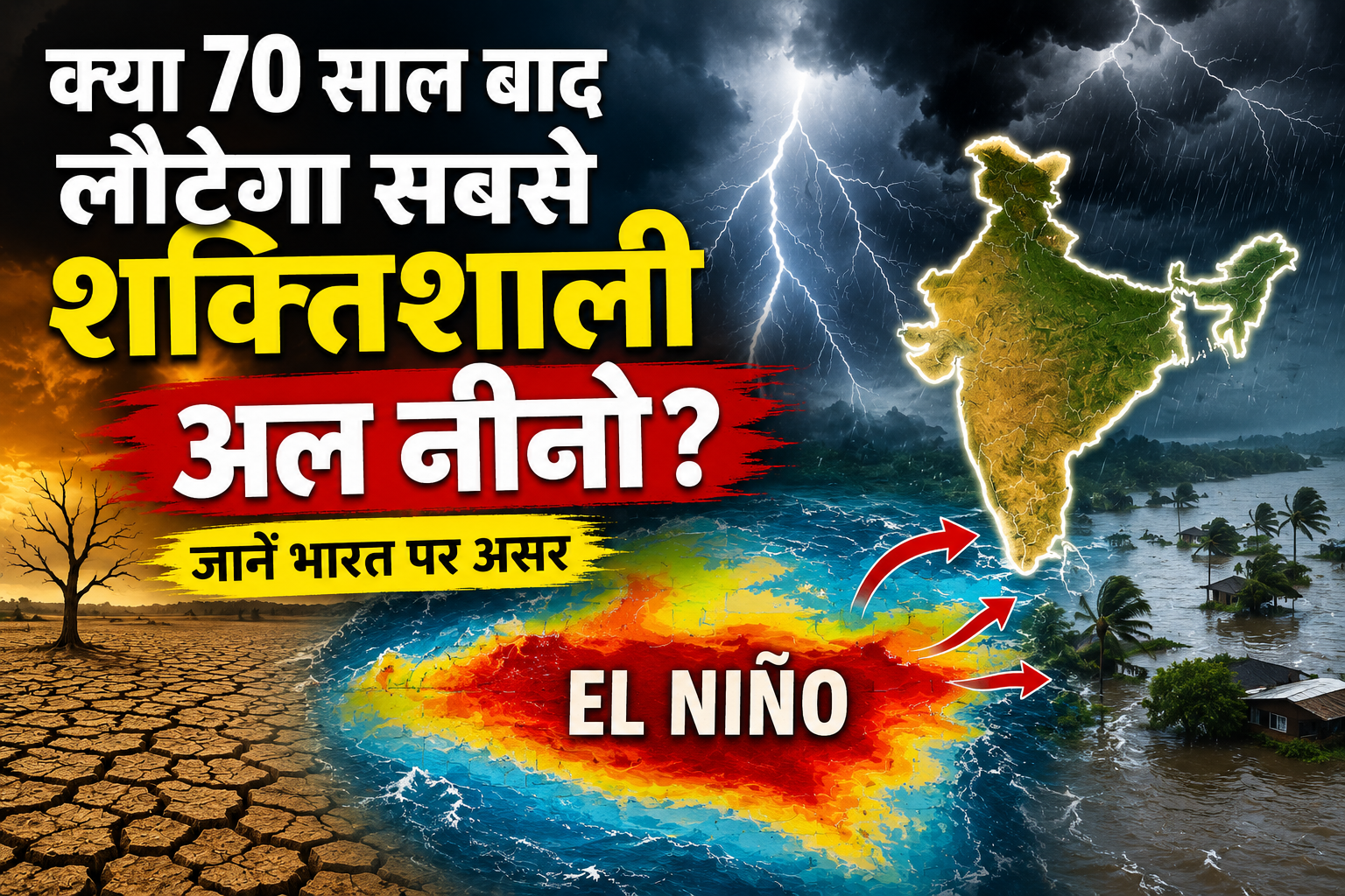 Super El Niño Alert: क्या 70 साल बाद लौटेगा सबसे शक्तिशाली अल नीनो? जानें भारत पर असर