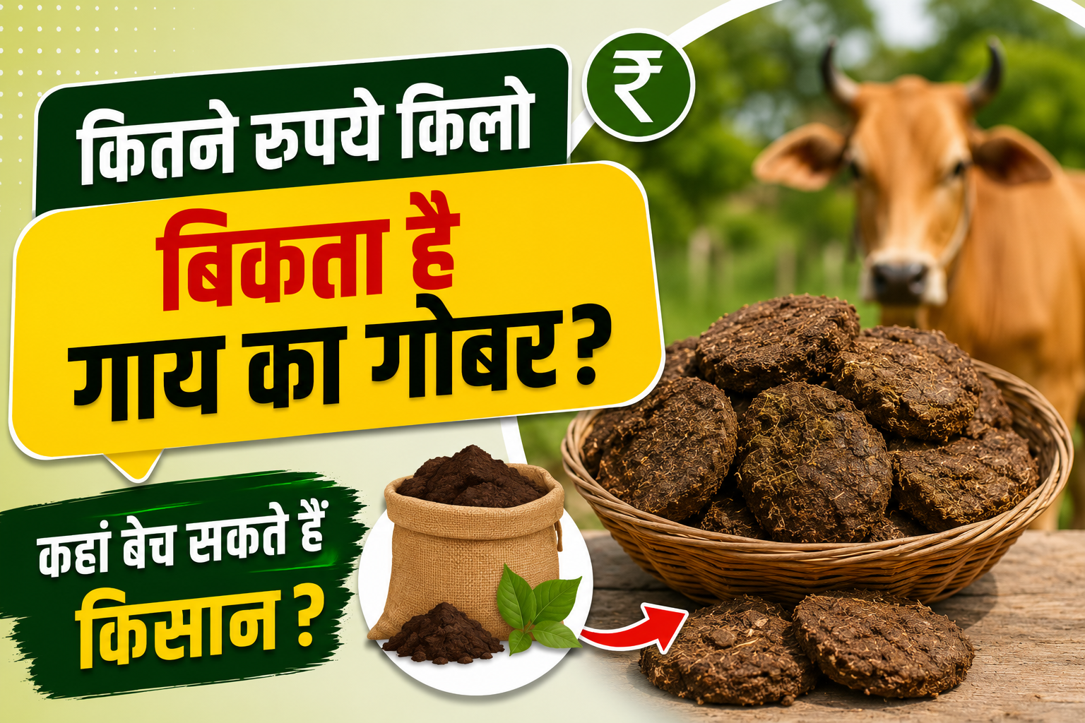 Cow Dung Price in India : कितने रुपये किलो बिकता है गाय का गोबर, इसे कहां बेच सकते हैं किसान?