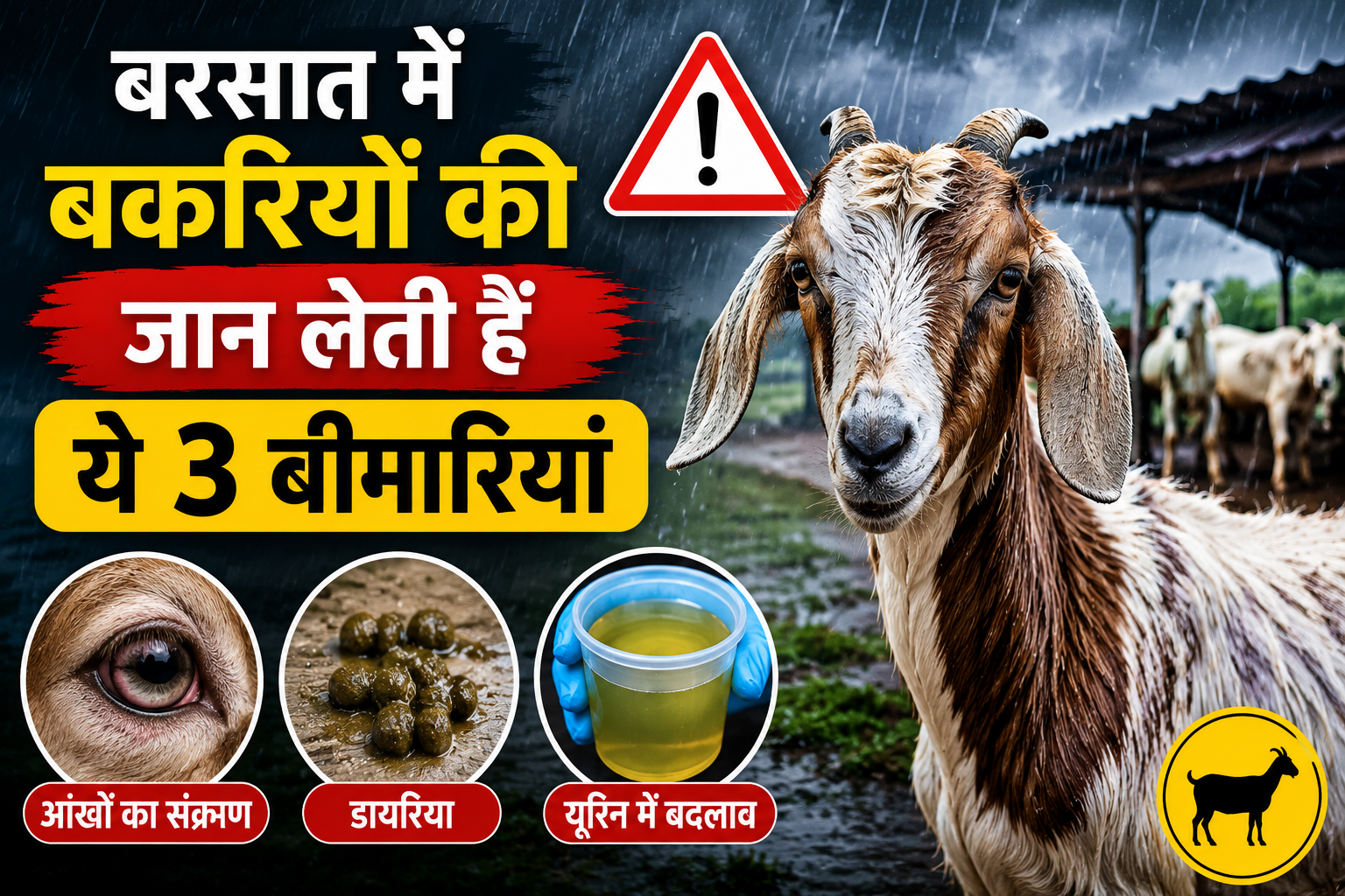 बरसात में बकरियों की जान तक ले सकती हैं ये 3 खतरनाक बीमारियां, समय रहते पहचानें लक्षण और करें बचाव Goat Disease in Rainy Season