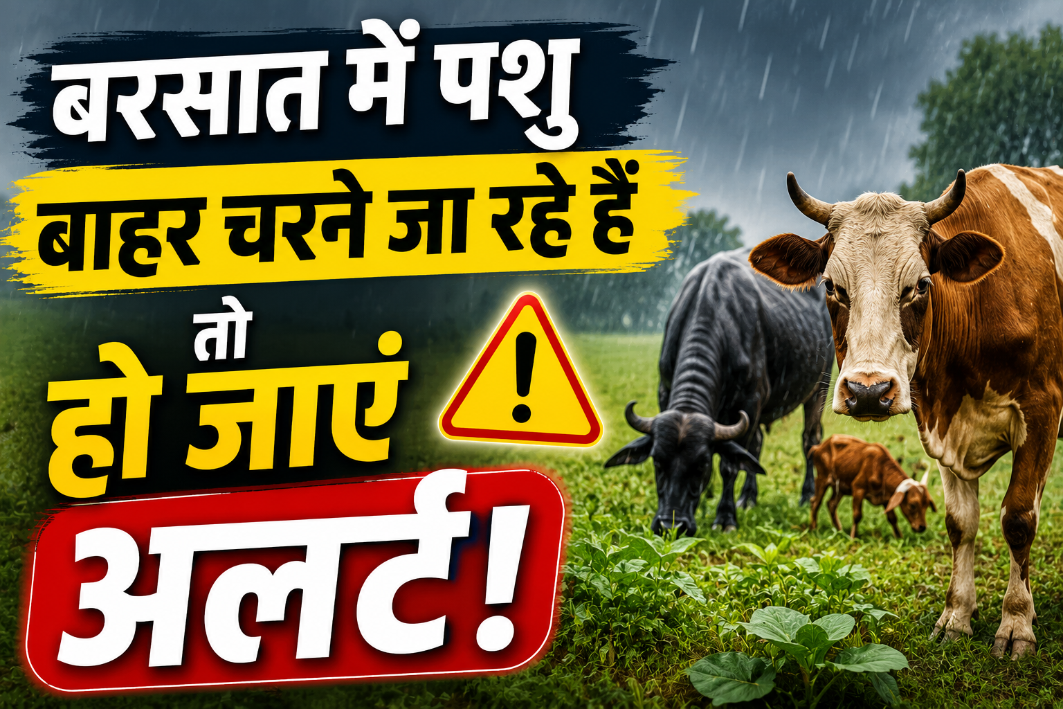 बरसात में पशु बाहर चरने जा रहे हैं तो हो जाएं अलर्ट, दूध उत्पादन से लेकर गर्भपात तक का बढ़ सकता है खतरा Pashuon ke liye Zehreeli Kharpatwar
