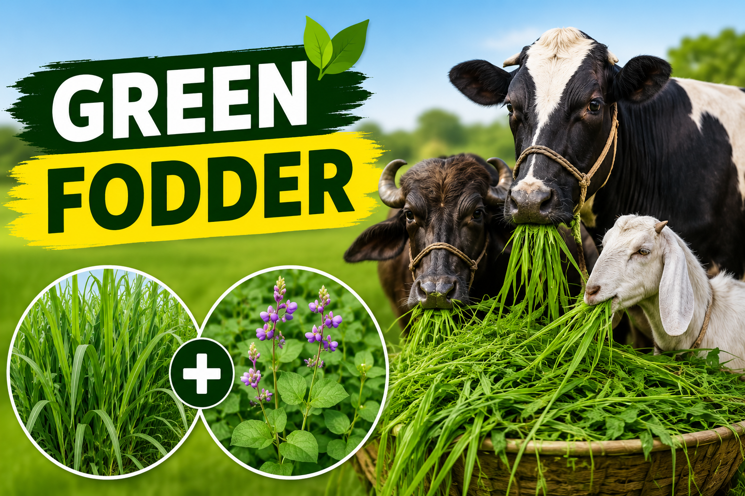 Green Fodder: सितम्बर में लगाएं ये 2 हरे चारे, सर्दियों में नहीं होगी चारे की कमी, दूध उत्पादन भी बढ़ेगा