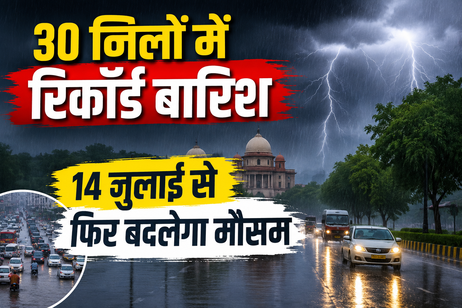 MP Weather Update Today: 30 जिलों में रिकॉर्ड बारिश, 14 जुलाई से फिर बदलेगा मौसम, IMD ने जारी किया बड़ा अलर्ट